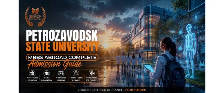 Petrozavodsk State University – MBBS Abroad Complete Admission Guide