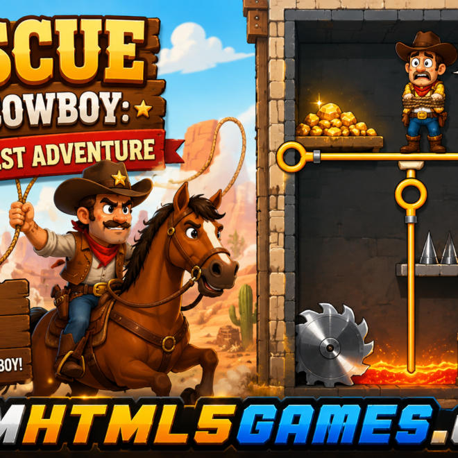 Play Rescue the Cowboy: A Wild West Adventure | ETM HTML5 Games