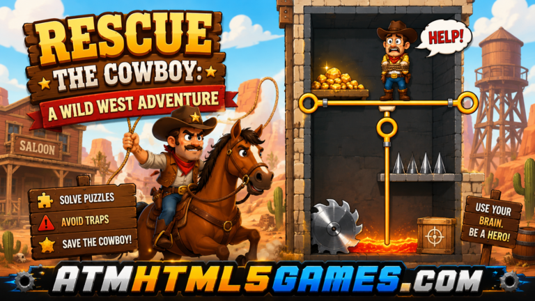 Play Rescue the Cowboy: A Wild West Adventure | ETM HTML5 Games