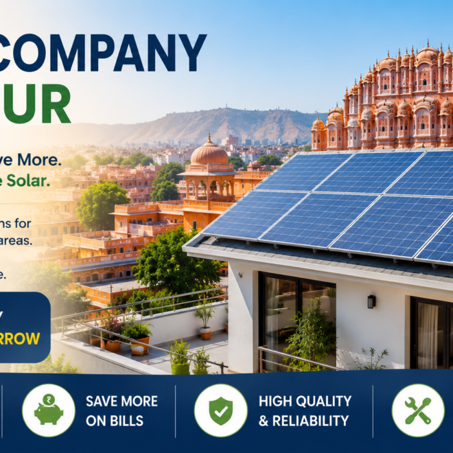 How a Solar Company in Jaipur Can Help You Cut Electricity Costs