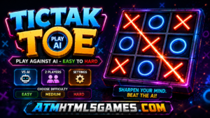 TICTAK TOE Play AI Easy Hard – Free Online HTML5 Game | ETM HTML 5 GAMES