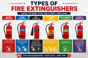 Understanding Types of Fire Extinguishers: Which One Is Right for Your Fire Risk?