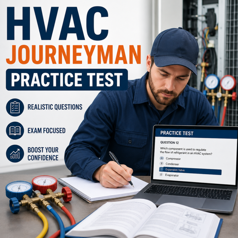 Why Taking an HVAC Journeyman Practice Test Is the Smartest Way to Prepare
