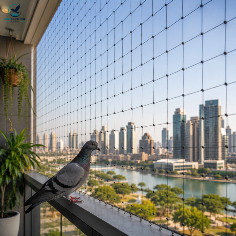 Bird Netting for Rooftops and Open Courtyards