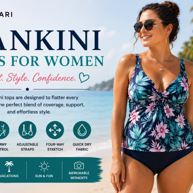 Tankini Tops for Women | Stylish Women’s Swimwear | Happari