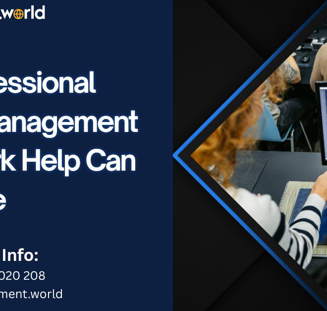 How Professional Project Management Homework Help Can Save Time