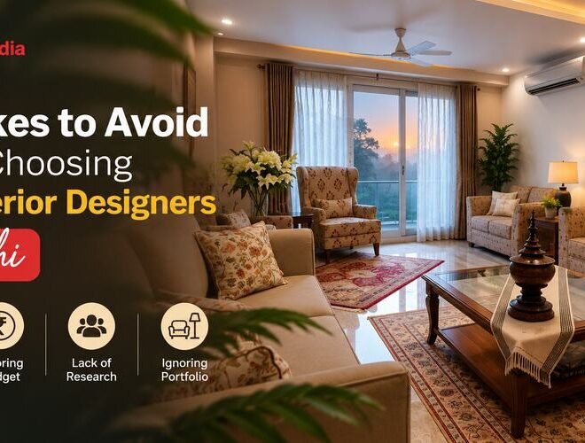Mistakes to Avoid When Choosing Top Interior Designers in Delhi