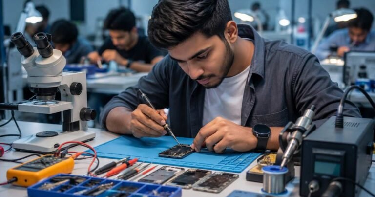 Top 7 Skills You Learn at Mobile Repairing Institute in Delhi