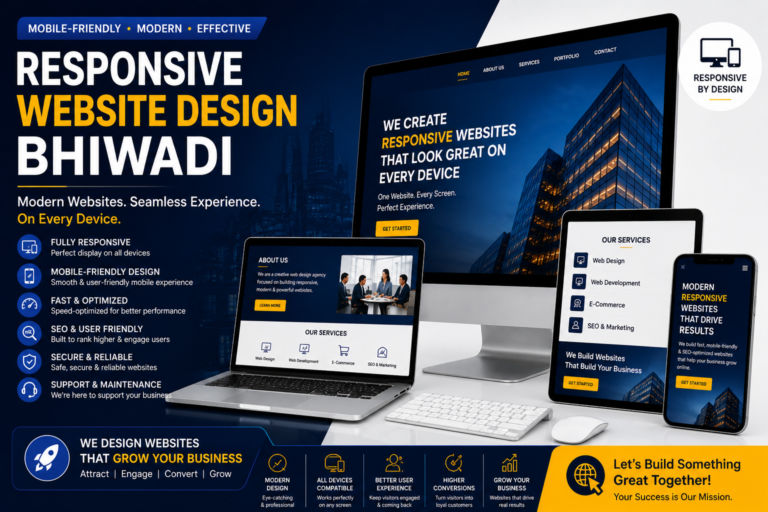 Responsive Website Design Bhiwadi | Mobile-Friendly Web Design