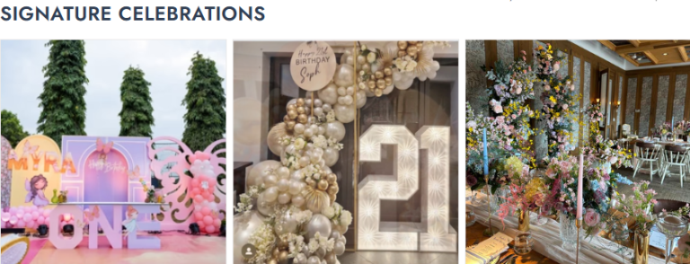 Signature Celebrations: Create Unforgettable Moments for Every Special Occasion