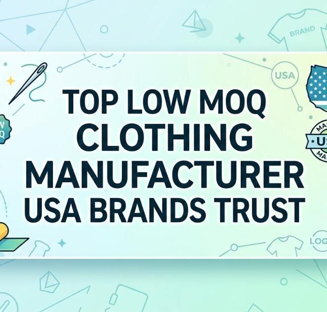 Top Low MOQ Clothing Manufacturer USA Brands Trust