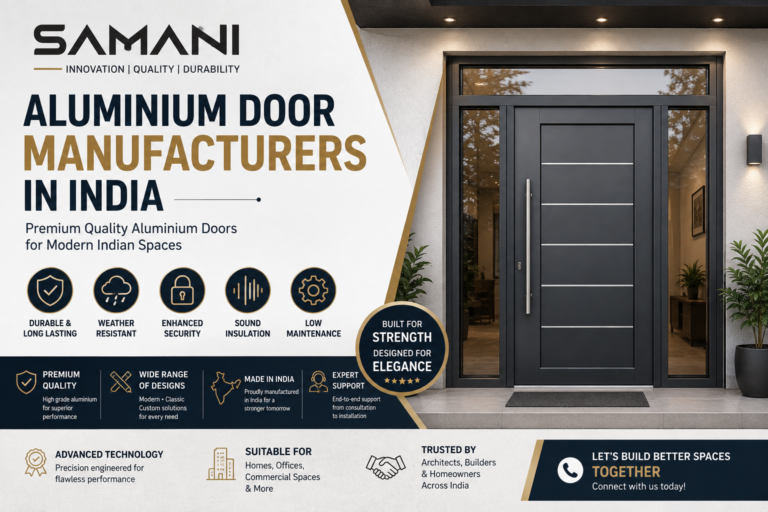 Aluminium Door Manufacturers in India: Choosing the Right Partner for Your Project