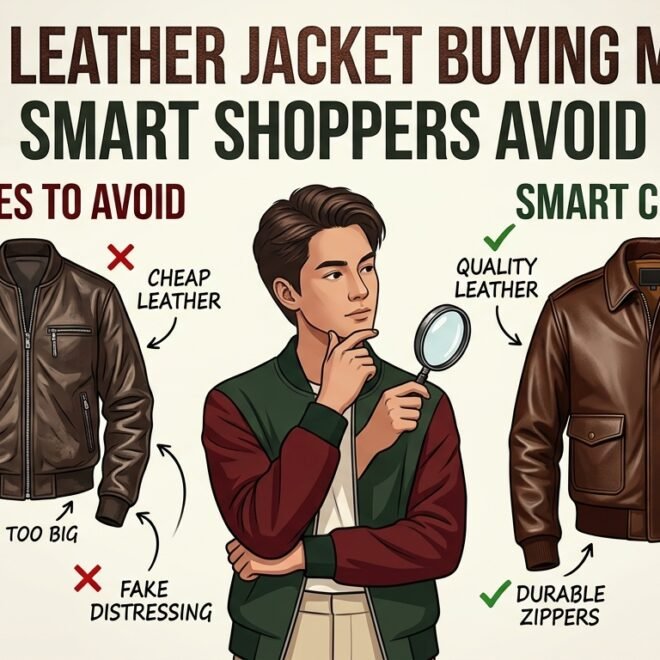 Bomber Leather Jacket Buying Mistakes Smart Shoppers Avoid