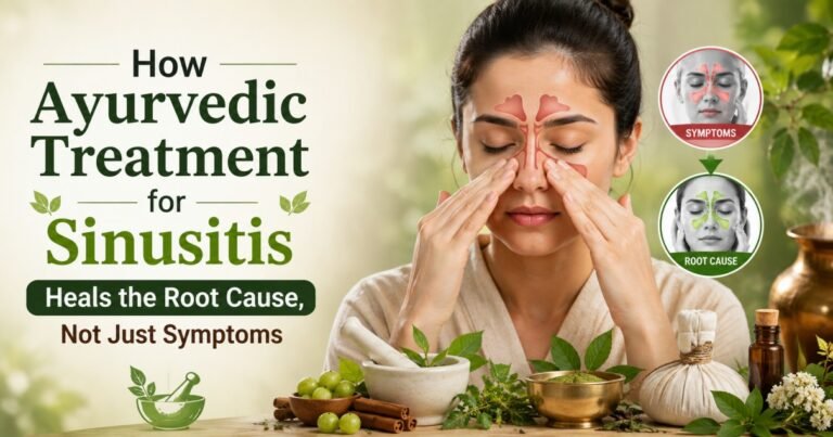 How Ayurvedic Treatment for Sinusitis Heals the Root Cause, Not Just Symptoms