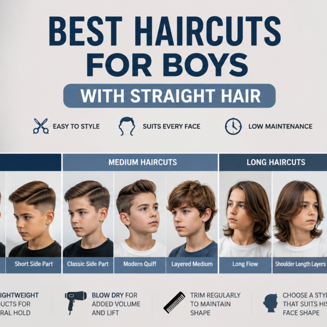 Best Haircuts for Boys with Straight Hair
