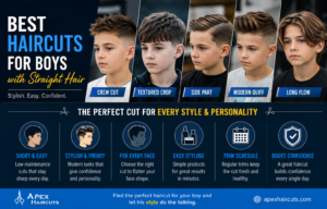 Best Haircuts for Boys with Straight Hair