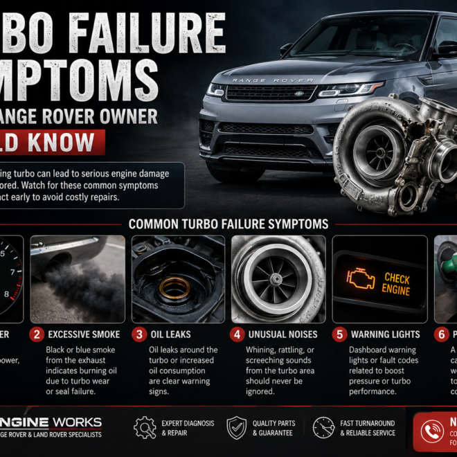 Turbo Failure Symptoms Every Range Rover Owner Should Know