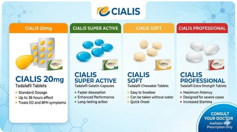 Tadalafil Vidalista vs Cialis: Key Differences Explained