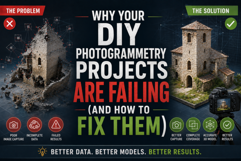 Why Your DIY Photogrammetry Projects Are Failing (And How to Fix Them)