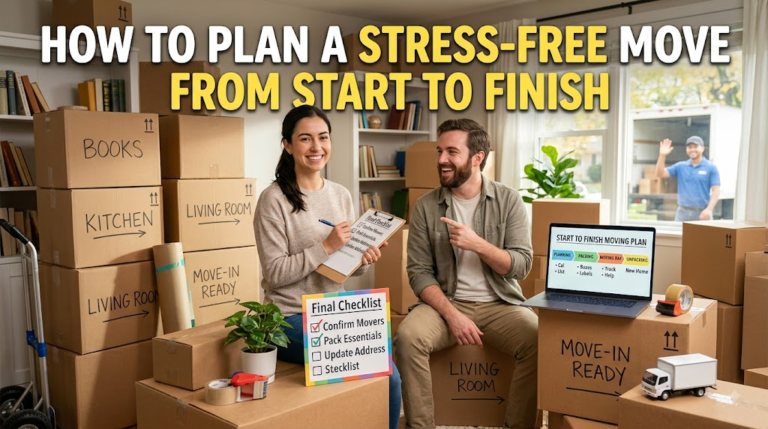 How to Plan a Stress-Free Move From Start to Finish
