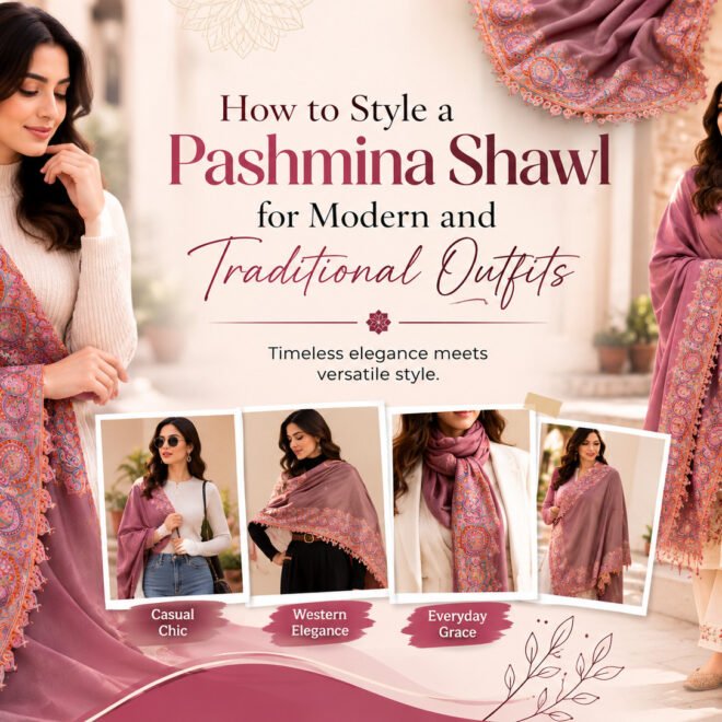 How to Style a Pashmina Shawl for Modern and Traditional Outfits