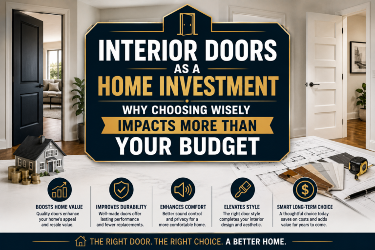 Interior Doors as Home Investment: Why Choosing Wisely Impacts More Than Your Budget
