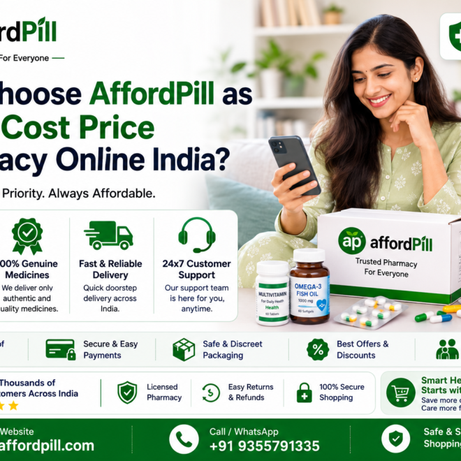 Low Cost Price Pharmacy Online India – Find Budget-Friendly Medicines with AffordPill