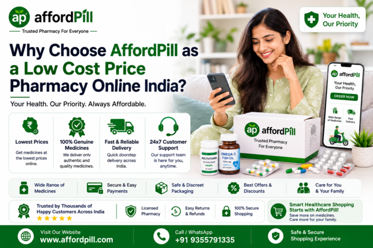 Low Cost Price Pharmacy Online India – Find Budget-Friendly Medicines with AffordPill