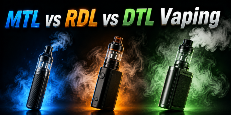 MTL vs RDL vs DTL Vaping: Which Style Is Right for You