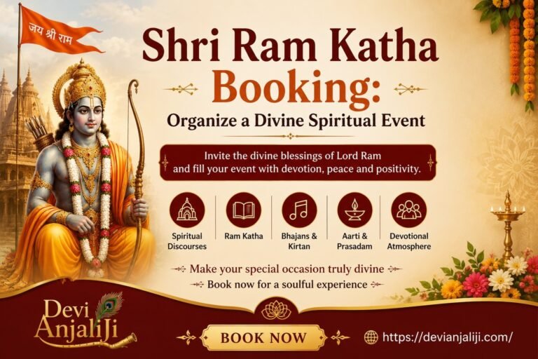 Shri Ram Katha Booking: Organize a Divine Spiritual Event
