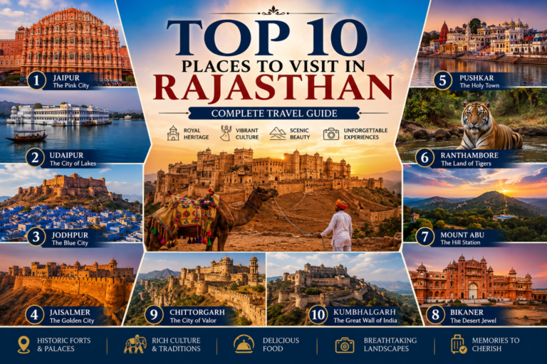 Top 10 Places to Visit in Rajasthan: Complete Travel Guide