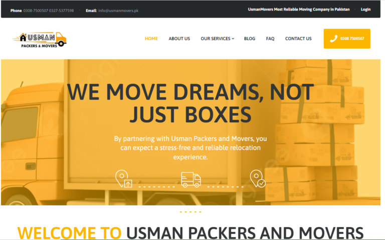 Best Movers and Packers in Peshawar