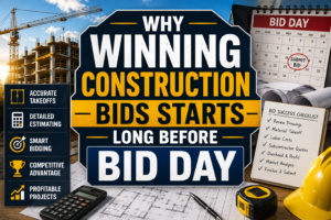 Why Winning Construction Bids Starts Long Before Bid Day