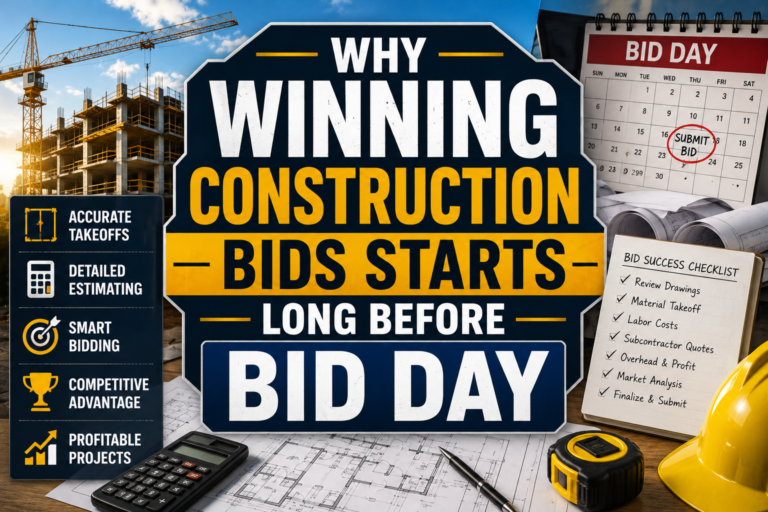 Why Winning Construction Bids Starts Long Before Bid Day