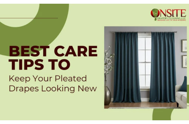 How to wash pleated curtains