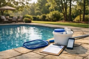 Bluewater Pool Care LLC: Weekly Pool Cleaning Service for a Cleaner Backyard Pool