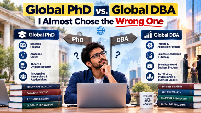 Global PhD vs. Global DBA: I Almost Chose the Wrong One