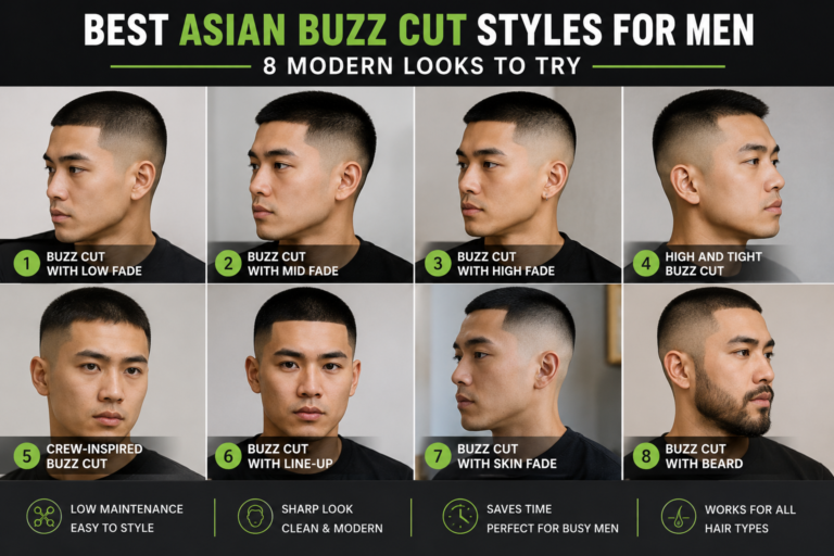 Asian Buzz Cut with Fade 10 Stylish Combinations for Men