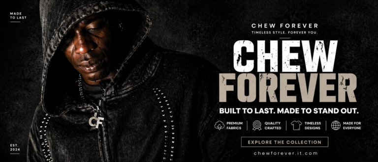 Chew Forever: Lo Streetwear che Unisce Comfort e Personalità