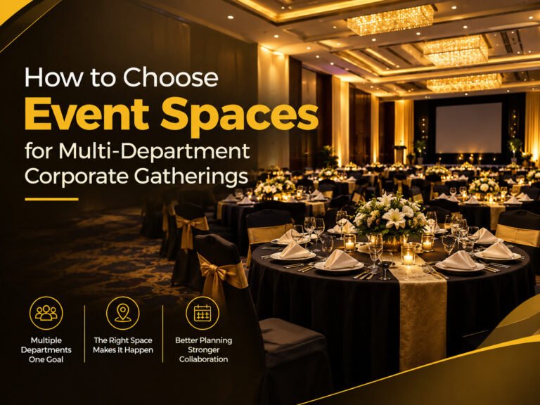 How to Choose Event Spaces for Multi-Department Corporate Gatherings