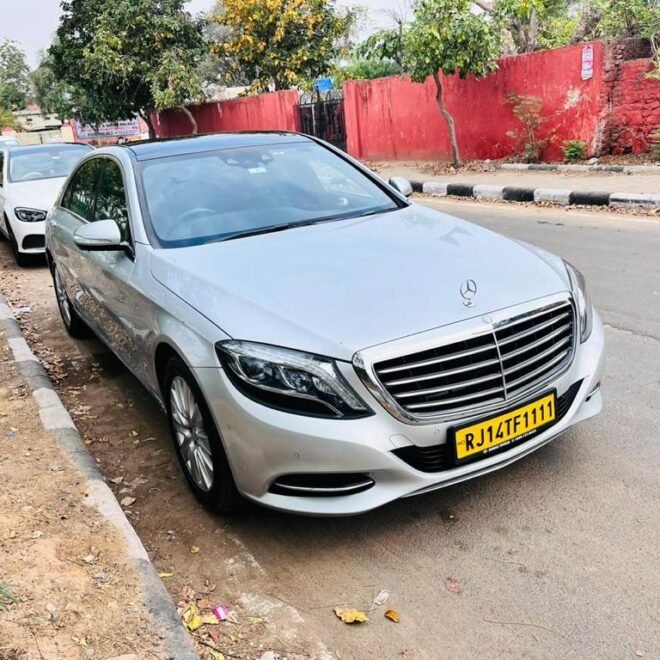 Mercedes S Class Car Rental Jaipur | Luxury Chauffeur Car