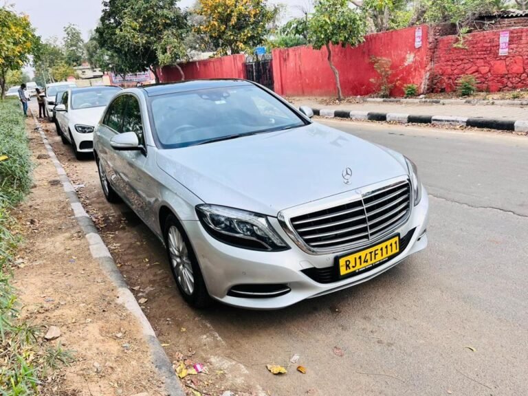 Mercedes S Class Car Rental Jaipur | Luxury Chauffeur Car