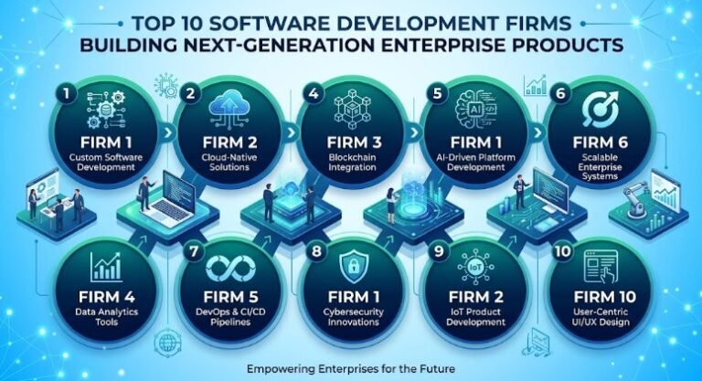 Top 10 Software Development Firms Building Next-Generation Enterprise Products